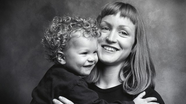 Mother Holding Her Son